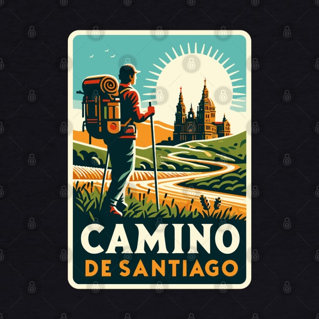 Buen Camino! El Camino de Santiago de Compostela - The Way of Saint James - Peregrino Pilgrim - Camino Frances Ingles Primitivo, Shirt, Hoodie, Mug, Tote, Sticker, Souvenir, etc by cloudhiker